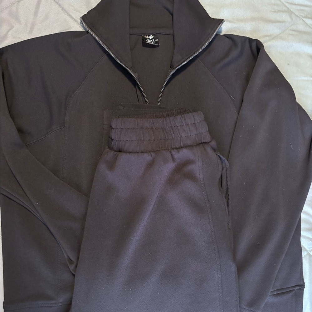 Danskin Black Zip-Up pant set